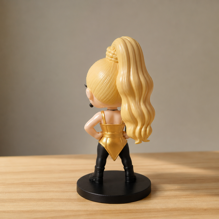 Blonde Ambition Inspired Figure 90s Pop Icon Chibi Tour Look | Handmade Collectible
