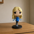 Danceteria Inspired Figure - Dance-Pop Icon Chibi - Handmade Collectible