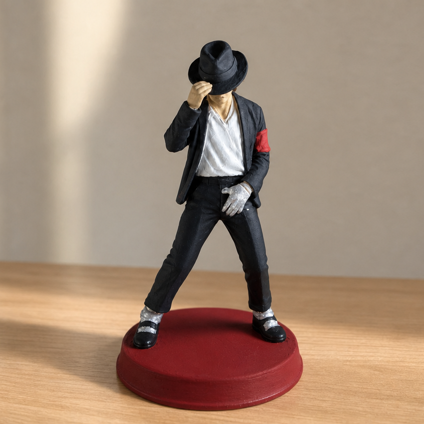 Michael Jackson Inspired Figure - Iconic Pop Legend - Handmade Collectible