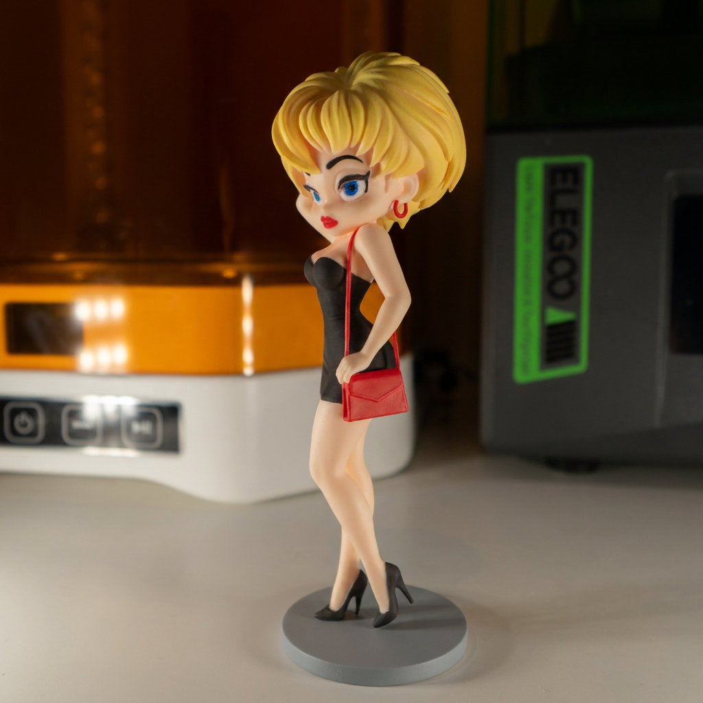 Madonna Who's that Girl Inspired Figure - 80s Pop Icon - Nikki Finn - Handmade Collectible