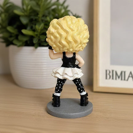 Nikki Finn Inspired Figure - 80s Pop Icon Handmade Collectible - Who's That Girl